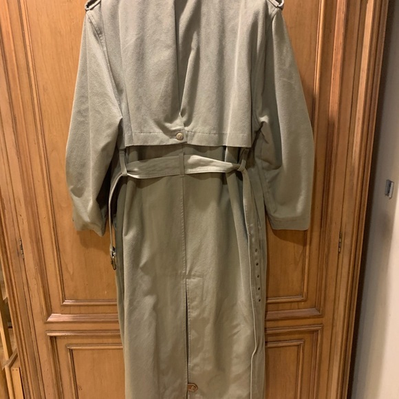 Vintage size 6 lined 100% cotton and real leather trimming jacket/coat. - Picture 2 of 6